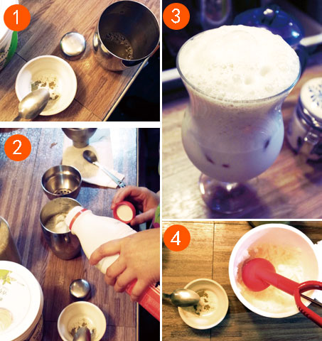 冰淇淋抹茶奶綠